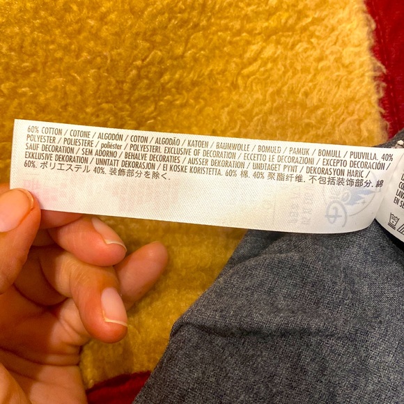 Disney Grey Short Sleeve Crew Neck Mickey Mouse Shirt wearing a stocking XL - Picture 5 of 8